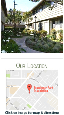 Broadmoor Park Association, Tustin, California